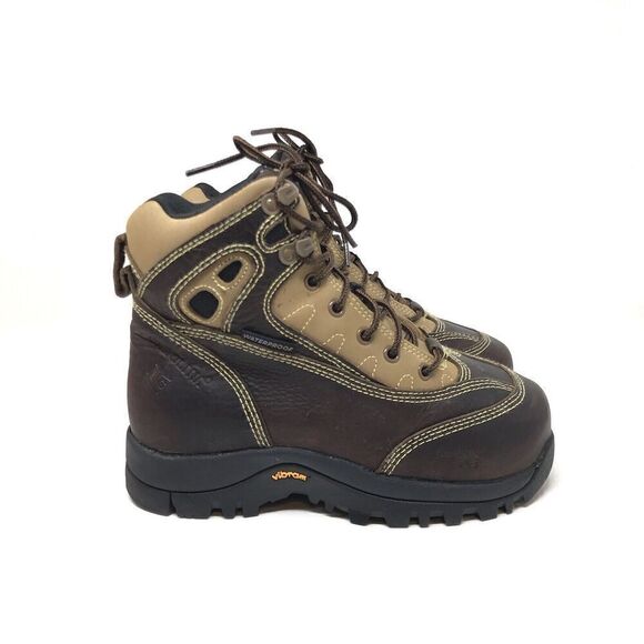 Men Carolina CA7582 Size 5 D Polymer Toe Waterproof Hike Work Boot Shoes NWOB - Picture 1 of 13